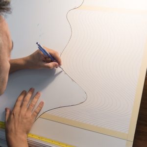 Marea gris | Acrílico sobre papel acuarela Arches, 60 x 46 cm. Miguel Ángel Lozano Bonora.