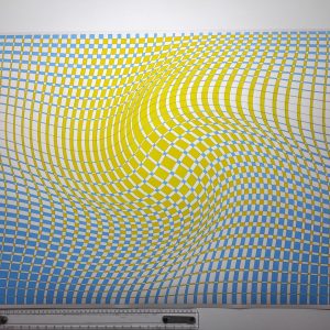 Torsión cromática | Acrílico sobre papel acuarela Arches, 98 x 68 cm. Miguel Ángel Lozano Bonora.