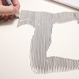 Bailarina VI | Acrílico sobre papel acuarela Arches, 76 x 56 cm. Miguel Ángel Lozano Bonora.