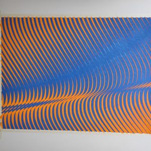 Tsunami | Acrílico sobre papel acuarela Arches, 82 x 62 cm. Miguel Ángel Lozano Bonora.