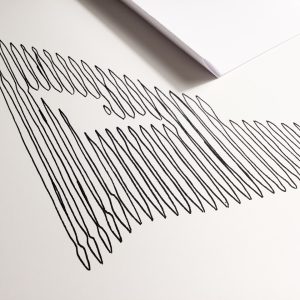 Ingravidez 06 | Acrílico sobre papel acuarela Arches, 76 x 56 cm. Miguel Ángel Lozano Bonora.