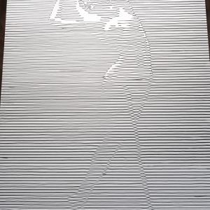 Bailarina | Acrílico sobre papel acuarela Arches, 76 x 56 cm. Miguel Ángel Lozano Bonora.