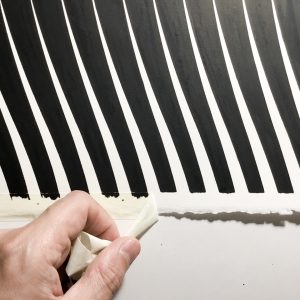 Barracuda 3 | Acrílico sobre papel acuarela Arches, 76 x 56 cm. Miguel Ángel Lozano Bonora.
