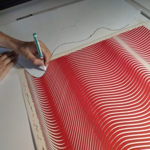 Diapasón II | Acrílico sobre papel acuarela Arches, 76 x 56 cm. Miguel Ángel Lozano Bonora.