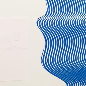 Marea | Acrílico sobre papel acuarela Arches, 100 x 70 cm. Miguel Ángel Lozano Bonora.
