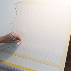 Marea gris | Acrílico sobre papel acuarela Arches, 60 x 46 cm. Miguel Ángel Lozano Bonora.
