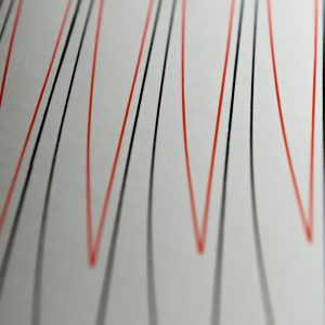 Sinuous | Acrílico sobre papel acuarela Arches, 100 x 70 cm. Miguel Ángel Lozano Bonora.