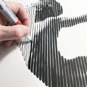 Ingravidez 08 | Acrílico sobre papel acuarela Arches, 76 x 56 cm. Miguel Ángel Lozano Bonora.