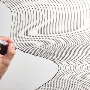 Sudestada II | Acrílico sobre papel acuarela Arches, 76 x 56 cm. Miguel Ángel Lozano Bonora.