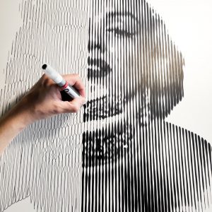 Pop burger 01 | Acrílico sobre papel acuarela Arches, 56 x 76 cm. Miguel Ángel Lozano Bonora.