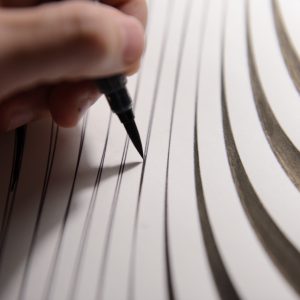 Radian | Acrílico sobre papel acuarela Arches, 98 x 68 cm. Miguel Ángel Lozano Bonora.