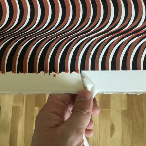 Muaré III | Acrílico sobre papel acuarela Arches, 76 x 56 cm. Miguel Ángel Lozano Bonora.