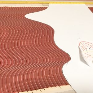 Wave | Acrílico sobre papel acuarela Arches, 76 x 56 cm. Miguel Ángel Lozano Bonora.