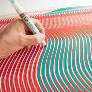 Diapasón II | Acrílico sobre papel acuarela Arches, 76 x 56 cm. Miguel Ángel Lozano Bonora.