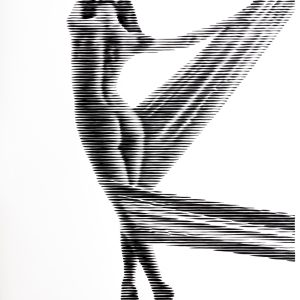 Tensión | Acrílico sobre papel acuarela Arches, 76 x 56 cm. Miguel Ángel Lozano Bonora.